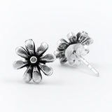 Flower Silver Stud