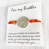 For My Brother Silver Rakhi