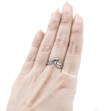 Ginkgo Leaf Silver Ring