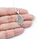 Hamsa Silver Pendant