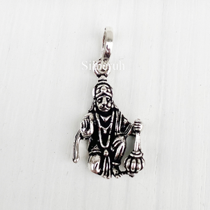 Hanuman Silver Pendant