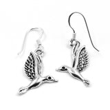 Hummingbird Silver Earring