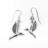 Hummingbird Silver Earring