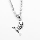 Hummingbird Silver Pendant