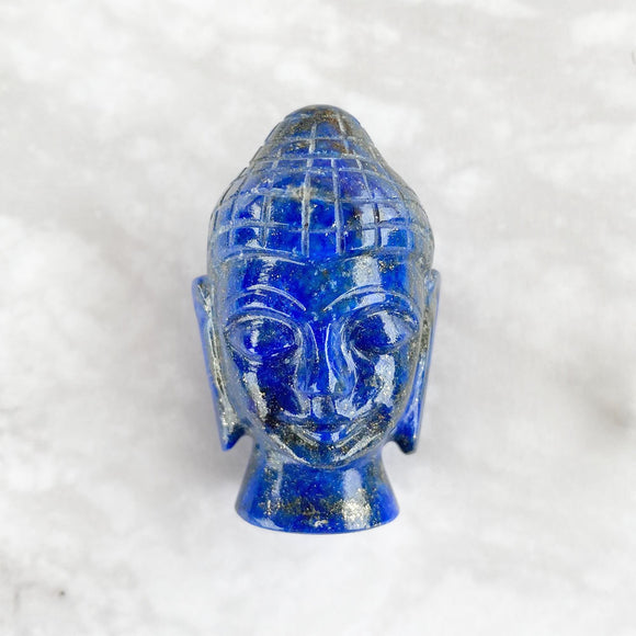 Lapis Lazuli Buddha Head