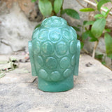 Green Aventurine Buddha Head