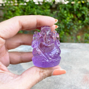 Brazilian Amethyst Ganesha