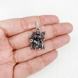 Ma Durga Silver Pendant