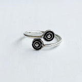 Minimal round sterling silver toe ring for everyday jewellery styling