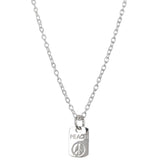PEACE SILVER CHARM PENDANT - SILBERUH