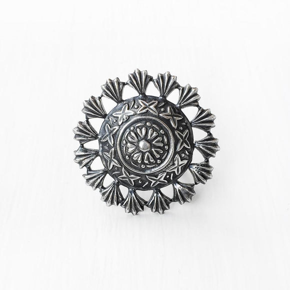 Tribal Adjustable Silver Ring