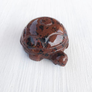 Mahogany Obsidian Tortoise