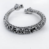 Panther Tribal Silver Kada