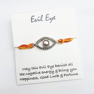 Evil Eye Silver Rakhi