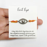 Evil Eye Silver Rakhi