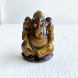 TIGER'S EYE GANESHA