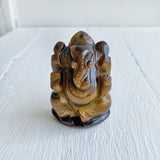 TIGER'S EYE GANESHA