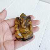 TIGER'S EYE GANESHA