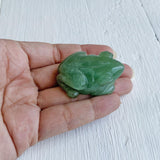 GREEN AVENTURINE FROG