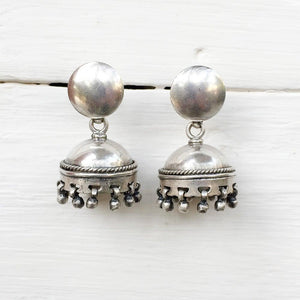 Tribal Silver Jhumka