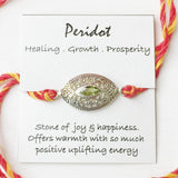 PERIDOT SILVER RAKHI