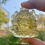 Lemon Quartz Ganesha