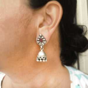 DROP SILVER JHUMKI - SILBERUH