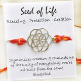 SEED OF LIFE SILVER RAKHI - SILBERUH