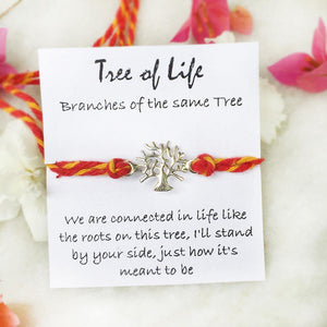 TREE OF LIFE SILVER RAKHI - SILBERUH