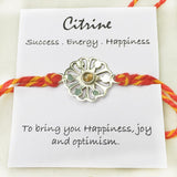 CITRINE SILVER RAKHI - SILBERUH