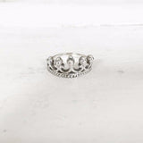 TIARA SILVER PRINCESS RING - SILBERUH