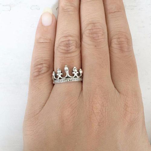 Silver princess ring deals