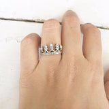 TIARA SILVER PRINCESS RING - SILBERUH