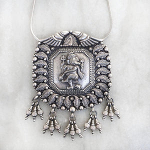 GANAPATI SILVER TRIBAL PENDANT - SILBERUH