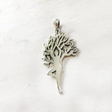 VRIKSHASANA YOGA TREE SILVER PENDANT - SILBERUH