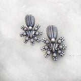 LEAF TRIBAL SILVER EARRING - SILBERUH