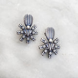 LEAF TRIBAL SILVER EARRING - SILBERUH