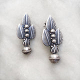 SILVER LEAF TRIBAL EARRING - SILBERUH