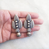 SILVER LEAF TRIBAL EARRING - SILBERUH