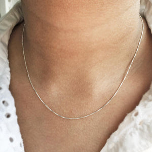16 inch cheap silver box chain