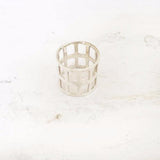 SILVER CAGE RING - SILBERUH