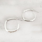 SIMPLE SILVER HOOP EARRING - SILBERUH