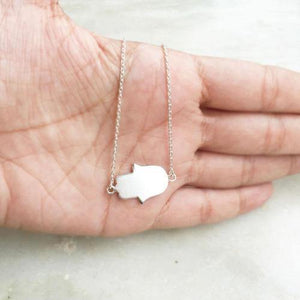 HAMSA SILVER NECKLACE - SILBERUH