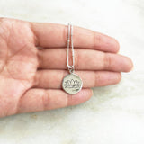 LOTUS SILVER PENDANT - SILBERUH