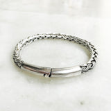 SILVER CHUNKY UNISEX BRACELET - SILBERUH