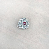 GARNET PHOOL SILVER NOSE CLIP - SILBERUH