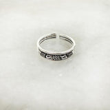 TRIBAL SILVER TOE RING - SILBERUH