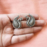 PEACOCK SILVER STUD - SILBERUH