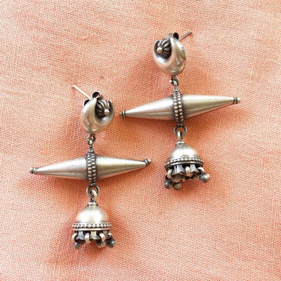 TRIBAL SILVER EARRING - SILBERUH