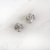 TREE OF LIFE SILVER STUD - SILBERUH